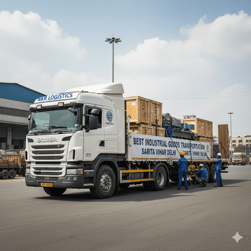 Best Industrial Goods Transportation in Sarita Vihar Delhi