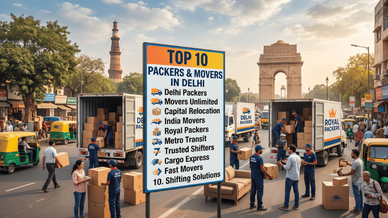 Top 10 Packers and Movers in Delhi